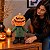 Enfeite Decorativo De Halloween Com Som, Luz e Movimento - Boneco Abóbora Assustador - 32cm - 1 unidade - Cromus - Rizzo - Imagem 5