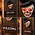 Enfeite para Porta Halloween com Luz - Crânio Welcome - 43cm  - 1 unidade - Cromus - Rizzo - Imagem 4