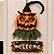 Enfeite para Porta Halloween com Luz - Abóbora Welcome - 43cm  - 1 unidade - Cromus - Rizzo - Imagem 1