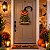 Enfeite para Porta Halloween com Luz - Abóbora Welcome - 43cm  - 1 unidade - Cromus - Rizzo - Imagem 5