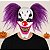 Máscara de Halloween - Palhaço Macabro - 22x16x26cm - 1 unidade - Cromus - Rizzo - Imagem 1