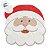 Guardanapo De Papel Natalino - Papai Noel Sorrindo - 32cm - 10 unidades - Rizzo - Imagem 2