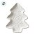 Petisqueira Decorativa de Natal de Cerâmica - Árvore - Branca - 13x2x16cm - 1 unidade - Rizzo - Imagem 2