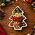 Petisqueira Decorativa de Natal de Cerâmica - Árvore - Branca - 13x2x16cm - 1 unidade - Rizzo - Imagem 4