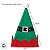 Gorro de Natal Para Vestir - Elfo com Orelhas - 46cm - 1 unidade - Cromus - Rizzo - Imagem 3