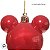 Bola de Natal - Mickey - Perolada Vermelha - 6cm - Disney Original - 6 unidades - Cromus - Rizzo - Imagem 2