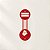 Lacre Adesivo de Natal - Nostalgia - Vermelho - 9,5x3,2cm - 10 unidades - Cromus - Rizzo - Imagem 1