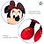 Pelúcia Minnie Mouse de Natal - Verde e Vermelho Xadrez - 35cm - Disney Original - 1 unidade - Cromus - Rizzo - Imagem 2