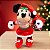 Pelúcia Minnie Mouse de Natal - Verde e Vermelha - 19cm - Disney Original - 1 unidade - Cromus - Rizzo - Imagem 1
