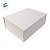 Caixa de Papel Rígido Retangular com Imã - Branco - GG 26x34x13cm - 1 unidade - Cromus - Rizzo - Imagem 2
