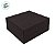 Caixa de Papel Rígido Retangular com Imã - Preto -  P 19x21x9cm - 1 unidade - Cromus - Rizzo - Imagem 2