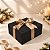 Caixa de Papel Rígido Retangular com Imã - Preto -  P 19x21x9cm - 1 unidade - Cromus - Rizzo - Imagem 4