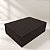 Caixa de Papel Rígido Retangular com Imã - Preto - G 22x30x9,3cm - 1 unidade - Cromus - Rizzo - Imagem 1