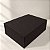 Caixa de Papel Rígido Retangular com Imã - Preto - GG 26x34x13cm - 1 unidade - Cromus - Rizzo - Imagem 1
