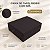 Caixa de Papel Rígido Retangular com Imã - Preto - GG 26x34x13cm - 1 unidade - Cromus - Rizzo - Imagem 5