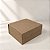 Caixa de Papel Rígido Retangular com Imã - Kraft -  P 19x21x9cm - 1 unidade - Cromus - Rizzo - Imagem 1