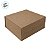 Caixa de Papel Rígido Retangular com Imã - Kraft -  P 19x21x9cm - 1 unidade - Cromus - Rizzo - Imagem 2