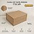 Caixa de Papel Rígido Retangular com Imã - Kraft -  P 19x21x9cm - 1 unidade - Cromus - Rizzo - Imagem 5