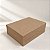 Caixa de Papel Rígido Retangular com Imã - Kraft - M 19x26x9cm - 1 unidade - Cromus - Rizzo - Imagem 1