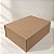 Caixa de Papel Rígido Retangular com Imã - Kraft - GG 26x34x13cm - 1 unidade - Cromus - Rizzo - Imagem 1