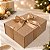 Caixa de Papel Rígido Retangular com Imã - Kraft - GG 26x34x13cm - 1 unidade - Cromus - Rizzo - Imagem 4