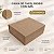 Caixa de Papel Rígido Retangular com Imã - Kraft - GG 26x34x13cm - 1 unidade - Cromus - Rizzo - Imagem 5