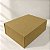 Caixa de Papel Rígido Retangular com Imã - Ouro Fosco - GG 26x34x13cm - 1 unidade - Cromus - Rizzo - Imagem 1