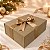 Caixa de Papel Rígido Retangular com Imã - Ouro Fosco - GG 26x34x13cm - 1 unidade - Cromus - Rizzo - Imagem 4