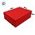 Caixa de Papel Rígido Retangular com Imã - Vermelho - M 19x26x9cm - 1 unidade - Cromus - Rizzo - Imagem 3