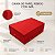 Caixa de Papel Rígido Retangular com Imã - Vermelho - M 19x26x9cm - 1 unidade - Cromus - Rizzo - Imagem 5