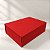 Caixa de Papel Rígido Retangular com Imã - Vermelho - G 22x30x9,3cm - 1 unidade - Cromus - Rizzo - Imagem 1