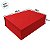 Caixa de Papel Rígido Retangular com Imã - Vermelho - G 22x30x9,3cm - 1 unidade - Cromus - Rizzo - Imagem 3