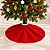 Saia para Árvore de Natal - Vermelho e Branco - 60cm - 1 unidade - Rizzo - Imagem 1