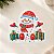 Guardanapo de Papel Natalino - Boneco de Neve - 33x33cm - 20 unidades - Rizzo - Imagem 1