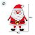 Guardanapo de Papel Natalino - Papai Noel - 33x33cm - 20 unidades - Rizzo - Imagem 3