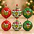 Bola de Natal - Grinch - 6cm - 6 unidades - Cromus - Rizzo - Imagem 1