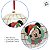Bola de Natal - Mickey Mouse - Xadrez Branco - 15cm - Disney Original - 1 unidade - Cromus - Rizzo - Imagem 2