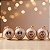 Bola de Natal - Mickey Mouse - Bege - 8cm - Disney Original - 4 unidades - Cromus - Rizzo - Imagem 1