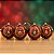 Bola de Natal - Mickey Mouse - Xadrez Vermelho - 8cm - Disney Original - 4 unidades - Cromus - Rizzo - Imagem 1