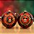 Bola de Natal - Mickey Mouse - Xadrez Vermelho - 10cm - Disney Original - 2 unidades - Cromus - Rizzo - Imagem 1