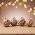 Bola de Natal - Mickey Mouse - Marrom - 8cm - Disney Original - 4 unidades - Cromus - Rizzo - Imagem 1
