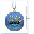 Bola de Natal - Stitch e Angel - 12cm - Disney Original - 2 unidades - Cromus - Rizzo - Imagem 4
