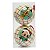 Bola de Natal - Mickey Mouse - Xadrez Branco - 12cm - Disney Original - 2 unidades - Cromus - Rizzo - Imagem 4