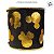 Fita Decorativa Aramada - Mickey Mouse - Preto e Dourado - 10x457cm - Disney Original - 1 unidade - Cromus - Rizzo - Imagem 3
