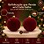 Bola de Natal - Flocada Lisa - Borgonha - 11cm - 2 unidades - Cromus - Rizzo - Imagem 2