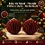 Bola de Natal - Flocada - Vinho e Ouro - 15cm - 2 unidades - Cromus - Rizzo - Imagem 2