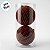 Bola de Natal - Flocada - Vinho e Ouro - 15cm - 2 unidades - Cromus - Rizzo - Imagem 3