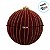 Bola de Natal - Flocada - Vinho e Ouro - 15cm - 2 unidades - Cromus - Rizzo - Imagem 5