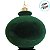 Enfeite para Pendurar de Natal - Pino Flocado Verde Escuro - 13x26x13cm - 1 unidade - Cromus - Rizzo - Imagem 3
