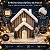 Casinha Decorativa de Natal com LED - Casa de Madeira Nevada - 17x22x13cm - 1 unidade - Cromus - Rizzo - Imagem 2